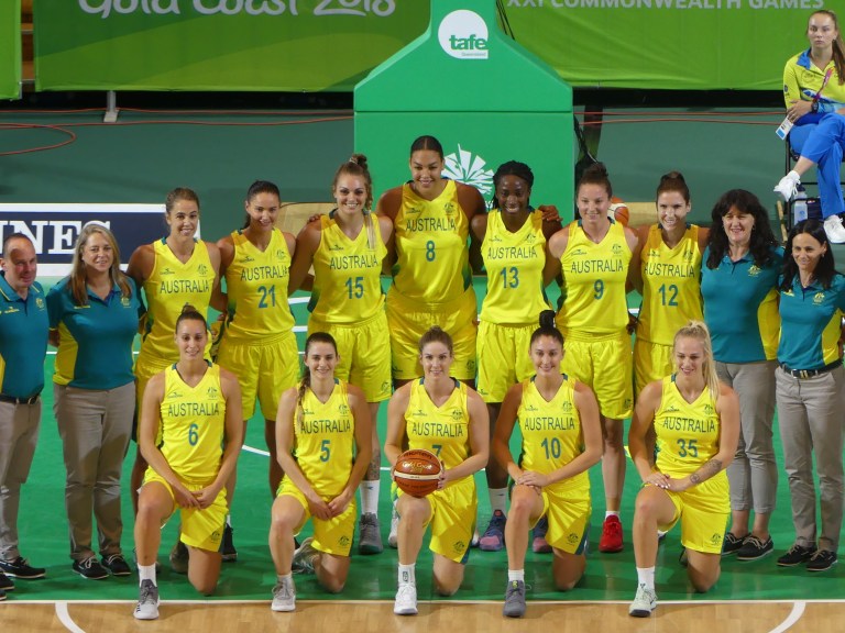 Opals 2018 Comm Games team